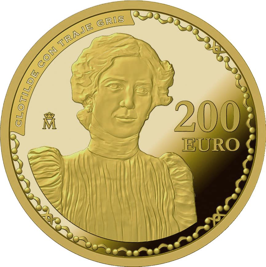 2023 Де Хоакин Сорола Пауеркоин Автопортрет 100 Годишнина Златник 200 Евра Шпанија 2023 Доказ