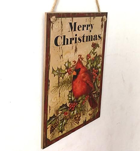 Луоем Празник Божиќ Виси Врата Украси Дрвени Ѕид Знак Декоративни Плакета Закачалка