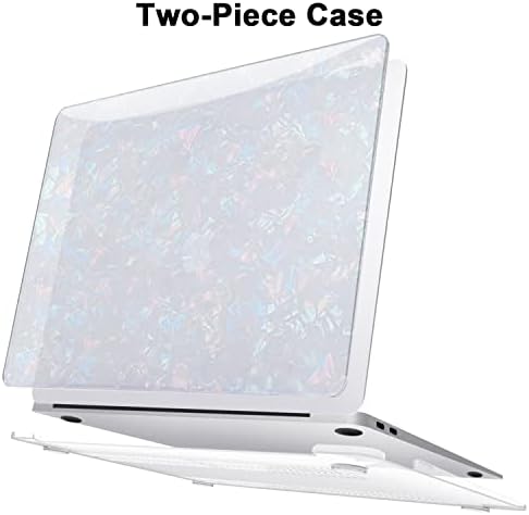 АКИТ Компатибилен со MacBook Air 13 Inch Case 2022 2021 2020 2019 2018 Објавување M1 A2337 A2179 A1932, Design Beerly-Lustre Design