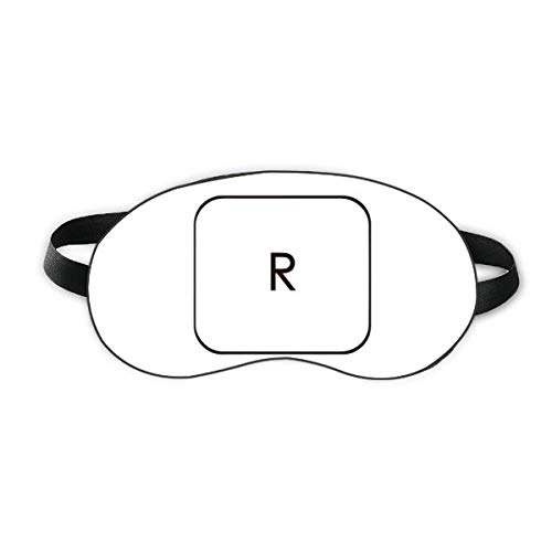 Симбол на тастатурата r спиење за очите на очите мека ноќно слепење на сенката