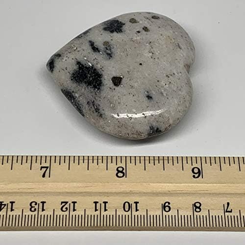 73,8g, 2 x 2,2 x 0,7 , природно нетретиран црн K2 Jasper Polired Gemstone, рачно изработен, метафизички, домашен декор, лечен камен,