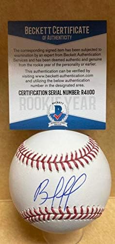 Брајан Мата Бостон Ред Сокс дебитант година потпиша автомат М.Л. Бејзбол Бекет R41100