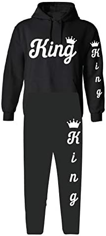 Кинг облека со црна боја, бела дизајн, дуксери и облека за џемпери