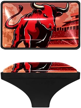 4 пакувања Копчиња за кабинет црвени лути бикови печати правоаголник фиока рачка за гардероба гардероба влече рачки за канцеларија за домашна