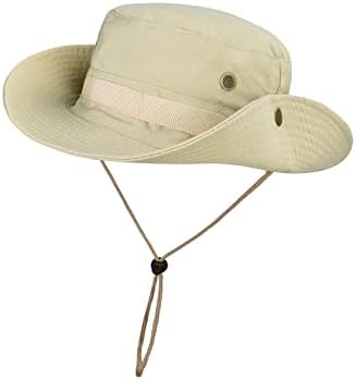 Century Star Mens Sun Hat Women Wide Ride Rhobal Hat Safari UPF 50+ Пакувачка корпа капа за заштита од сонце