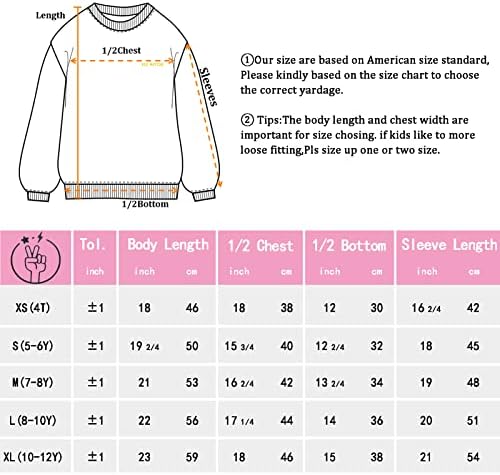 Kid Nation Kids Slouchy Soft Bushed Fleece Casual Basic Crewneck Sweatshirt за момчиња или девојчиња 4-12 години