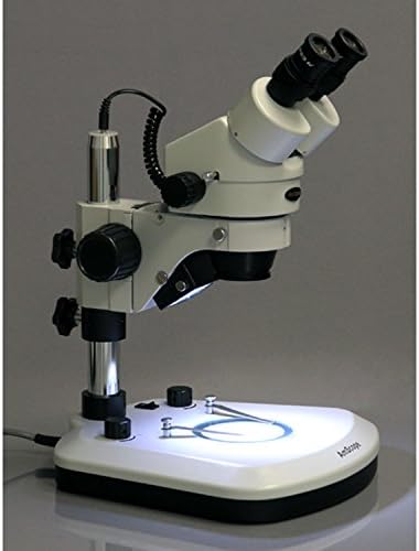 Amscope SM-1B-PL Професионален Бинокуларен Микроскоп За Стерео Зумирање, Wh10x Окулари, 7x-45X Зголемување, 0,7 X-4,5 X Зум Цел,