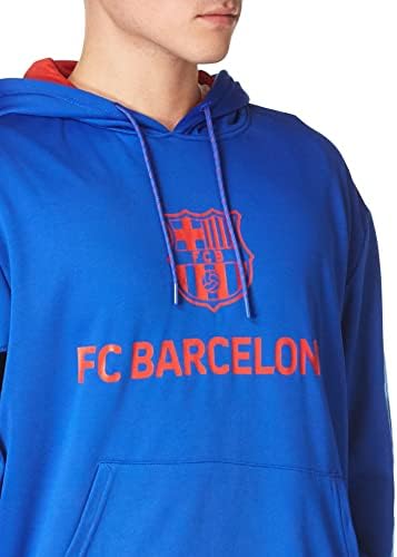 Икона Спорт ФК Барселона Лионел Меси 10 Официјално лиценцирана од маж со качулка со качулка за возрасни за возрасни мажи