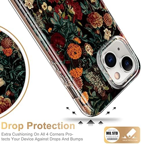 Esdot Iphone 14 Случај Со Вграден Заштитник На Екранот, Воена Одделение Солиден Покритие Со Модерен Дизајн За Жени Девојки, Заштитен