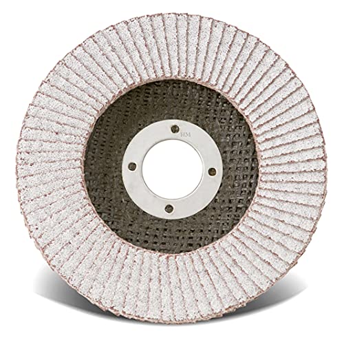 Weldcote 4-1/2 x 7/8 Премиум размавта диск за алуминиум не'рѓосувачки челик и меки метали Grit-60 кутија од 10