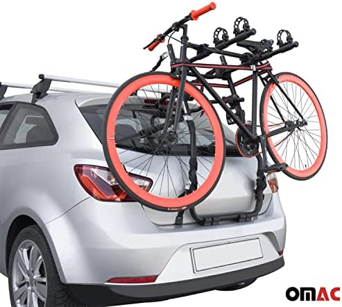 ОМАК 3 решетка за велосипеди за Suzuki SX4 S-Cross -2023 црна | Носач на велосипеди за велосипеди за автомобили 99 lbs оптоварување