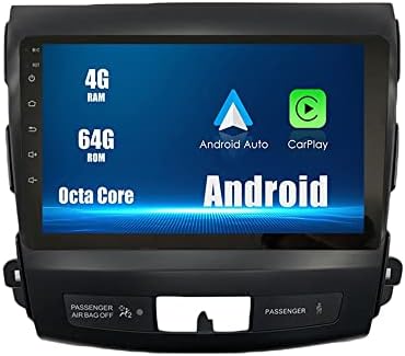 Андроид 10 Авторадио Автомобил Навигација Стерео Мултимедијален Плеер ГПС Радио 2.5 Д Екран на Допир формитсубиши Оутлендер 2005-2012