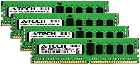 A-Tech 32gb Комплет Меморија RAM МЕМОРИЈА За Dell PowerEdge M640-DDR4 2133MHz PC4 - 17000 ECC Регистрирани RDIMM 1Rx4 1.2 V-Сервер