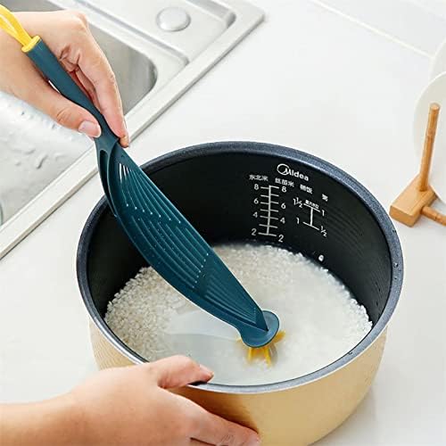 LxhColor не му наштети на уредот за миење на оризот со ориз мултифункционална лажица со одводнување на мешавини за миење на