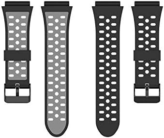 Силиконски бенд Tencloud за Neo јон 1/јон 2 голф -часовник лента за дишење на зглобот компатибилен со ексел голф смарт часовник