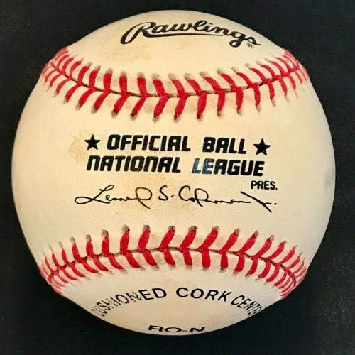 Брет Томко потпиша бејзбол на Националната лига - автограмирани бејзбол