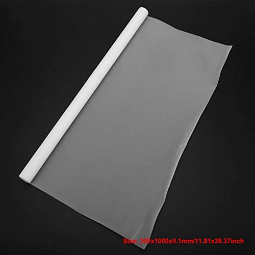 Филмски лист Teflon Ptfe, дебелина 0,1мм × ширина 300мм × должина 1000мм-бела, лист за пренесување на PTFE, занаетчиски отпорен на топлина за топлински печат
