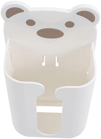 Toddmomy wallид монтиран кутија за ткиво на лицето само лепило за лепило бесплатно слатко мечка кутија за кутии за салфетка салфетка