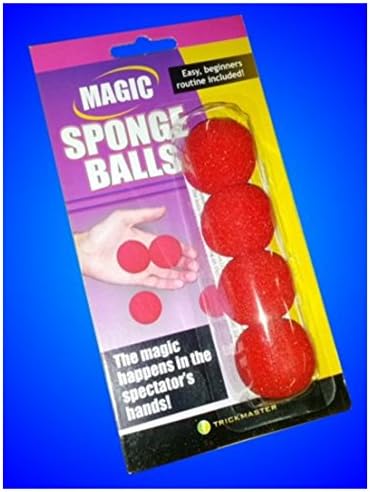 Trickmaster Magic 1,25 инчен црвен сунѓерски топки со упатства