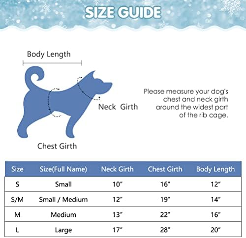 Џемпер од кучиња Bingpet - Божиќна зимска топла облека за кучиња - џемпер од желка за мали средни големи кучиња - класична