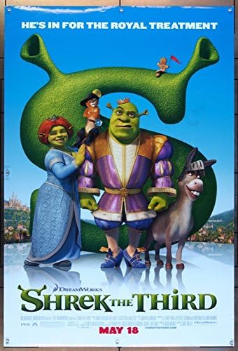 Shrek Третиот оригинален постер за еден лист многу фино