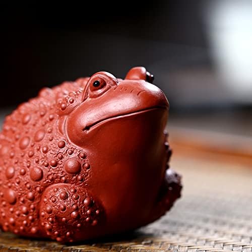 Комплетен рачно изработен пурпурен песок чај од домашно милениче, декорација на чај за чај, креативна личност скулптура чај сет
