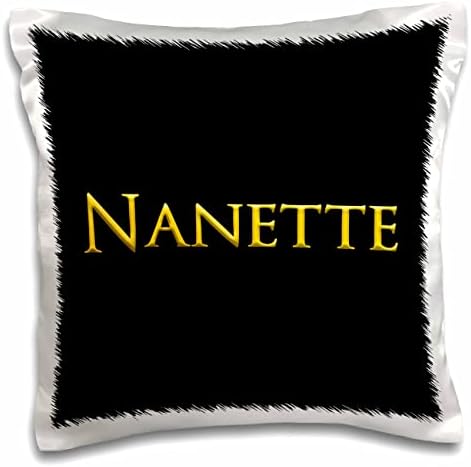 3drose Нанет го фаворизираше името на девојчето бебе во САД. Yellowолта на црн шарм - случаи на перници