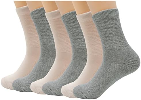 Бакар нанесени со екипаж чорапи Дијабетични чорапи Супер се протегаат удобни за мажи и жени