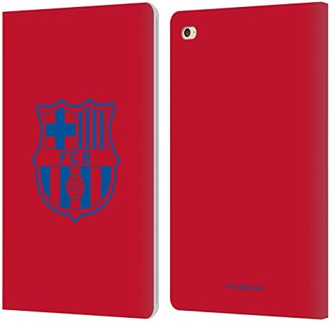 Дизајн на глава на глава официјално лиценциран ФК Барселона Црвен сртот обрасци за кожа на паричникот на паричникот, компатибилен со Apple