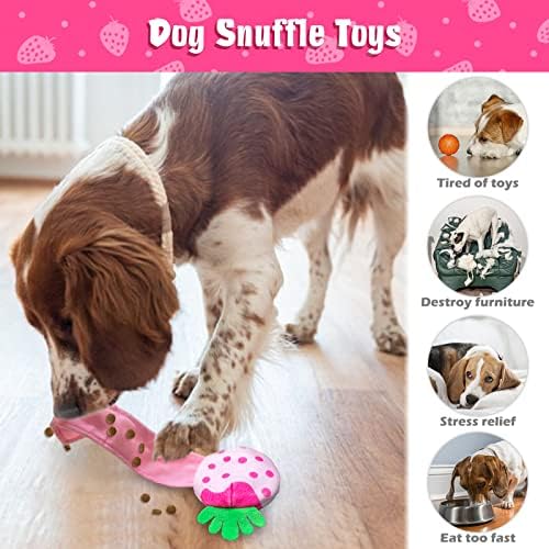 Играчки за кучиња од лепавит за досада и стимулирање на интерактивна скриена и бараат играчки за кучиња симпатични играчки за збогатување на кучиња,