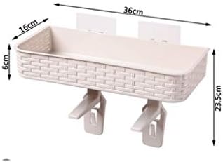 Wxxgy Јапонски пластичен решетка wallид монтиран за туширање агол за складирање бања бања решетката за туширање wallид монтиран туш рак/б