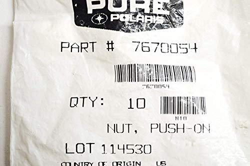 Polaris New Oem Nut Push ON, 7670054