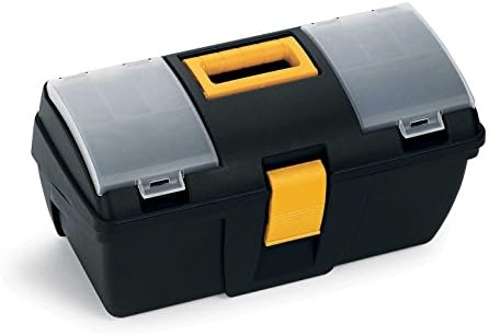 Тери 161 Ц - Мала кутија со алатки со послужавник и организатор - Мерки: 39,3 x 18,9 x 20 см Транспарентен