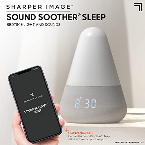 Поостар Звук На Сликата Помирен Интелигентен Тренер За Спиење &засилувач; Помошник, Bluetooth Звучник со 10 Вградени Звучни Пејзажи