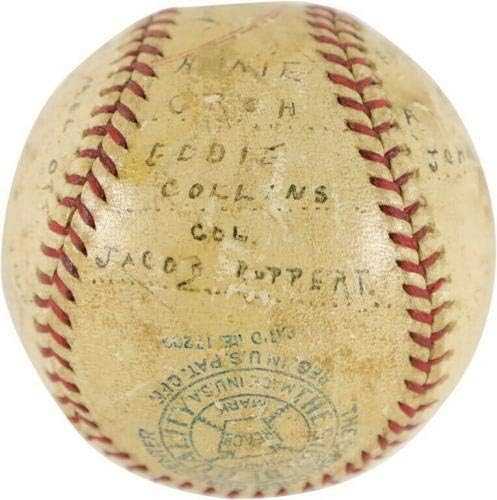 Лу Гериг Сингл Потпиша 1934 Официјална Американска Лига Хариџ Бејзбол ЏСА Коа-Автограм Бејзбол