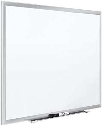 Квартет магнетна порцеланска табла, 6 'x 4' бела табла, премија, Дурамакс, сребрена рамка за алуминиум