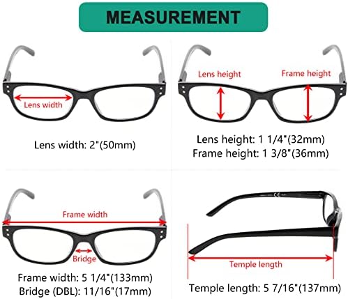 Очила Заштедете 10% На Комплет 5 Пакети Пролетни Шарки Очила За Читање За Мажи и 5 Пакети Класични Читатели +2.00