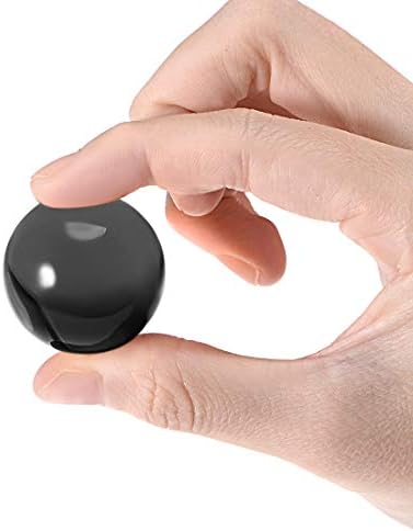 Uxcell Black Acrylic Contact Contact Ball - 40 mm