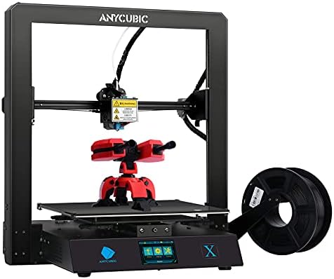 Anycubic Mega X 3D печатач Голема големина на печатење 11,8 x 11,8 x 12in, десктоп 3Д метален печатач со резиме печатење и филамент