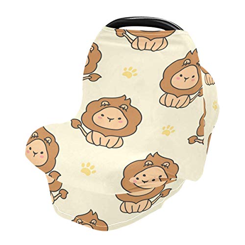 Слатко, капаци на седиштето за бебешки автомобил - шамија за доење, мулти -употреба на крошна на автомобили, за момчиња и девојчиња