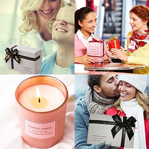 Подарок за подароци од 3 миризливи свеќи за жени и мажи, природна соја ароматерапија свеќа сет, вклучуваат 2x3.9oz и 1x5.5oz стаклени