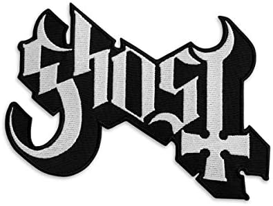 Ghost BC Band Patch Patch - Rock Amblem извезени закрпи за железо - Амблем за вез од хеви метал - Ironелезо вклучено и шијте на апликација