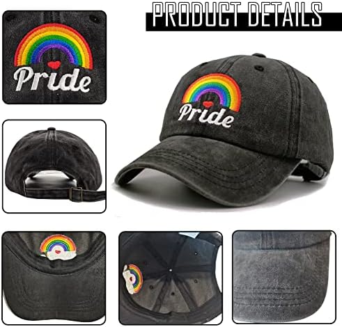 Виножито гордост капа за мажи жени ЛГБТ бејзбол капа прилагодлива гроздобер бејзбол капи Унисекс што ја пееше гордоста бејзбол капа