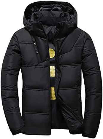ADSSDQ плус големина со долга ракав јакна за мафини мажи убава зимска плажа качулка џеб јакна за удобност памук солиден11