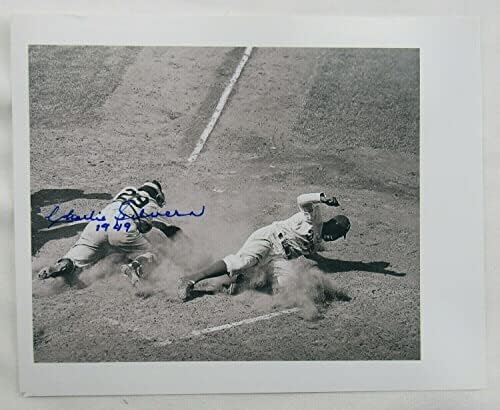 Чарли Сребрена потпиша автоматски автограм 8x10 Фото I - Автограмирани фотографии од MLB