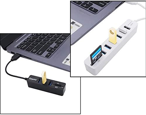 LHLLHL USB Центар 2.0 Мулти USB 2.0 ЦЕНТАР USB Сплитер Со Голема Брзина 6 Usb Картичка ЧИТАЧ USB Екстендер ЗА КОМПЈУТЕР ЛАПТОП