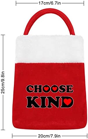Изберете Љубезни Торби За Срце Новогодишна Празнична Торбичка Божиќна Вреќа за Декорација На Празнична Забава