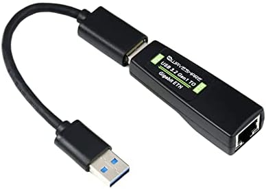 USB 3.2 Gen1 До Gigabit Ethernet Конвертор, RJ45 Gigabit Ethernet 10/100/1000mbps Мрежен Стандард, Без Возач, Приклучок И Игра, Поддршка Win7 /8/8.1/10,