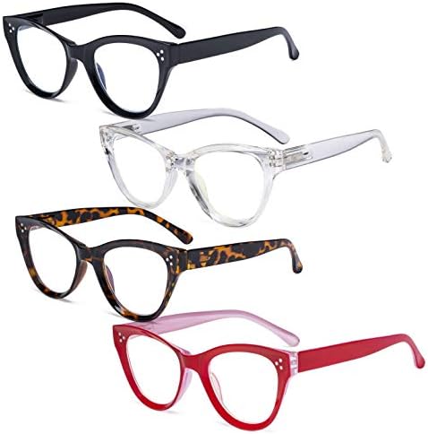 Очила Заштедете 10% На Комплет 4 Пакет Дами Очила За Читање и 4 Читачи на Пакети за Жени +3.50