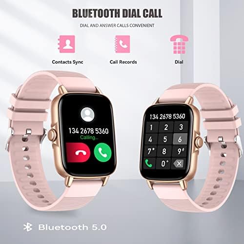 Паметен Часовник 2022 Bluetooth Повик &засилувач; Текст Примање/Бирање Паметен Часовник За Android &засилувач; IOS Телефон со 1.7 HD